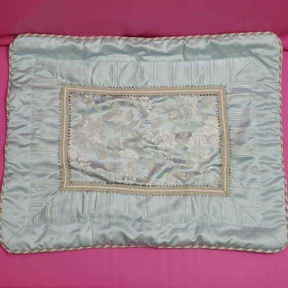 SET 2 Croscill home fancy pillowcase 27 x 21 in Victorian European LOT Bundle - Picture 4 of 8